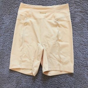 Gymshark Whitney Simons yellow shorts size M